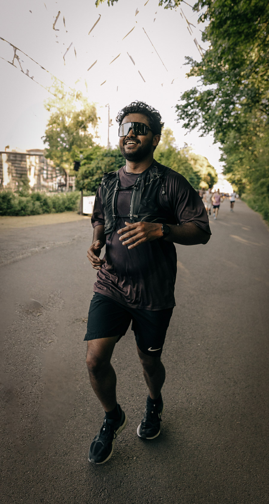Shubham Patel running